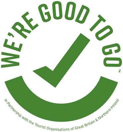 Were-Good-To-Go-mark We're Good To Go government COVID-19 compliance logo